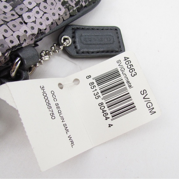 NWT Coach Sequin Small Wristlet - Picture 7 of 7